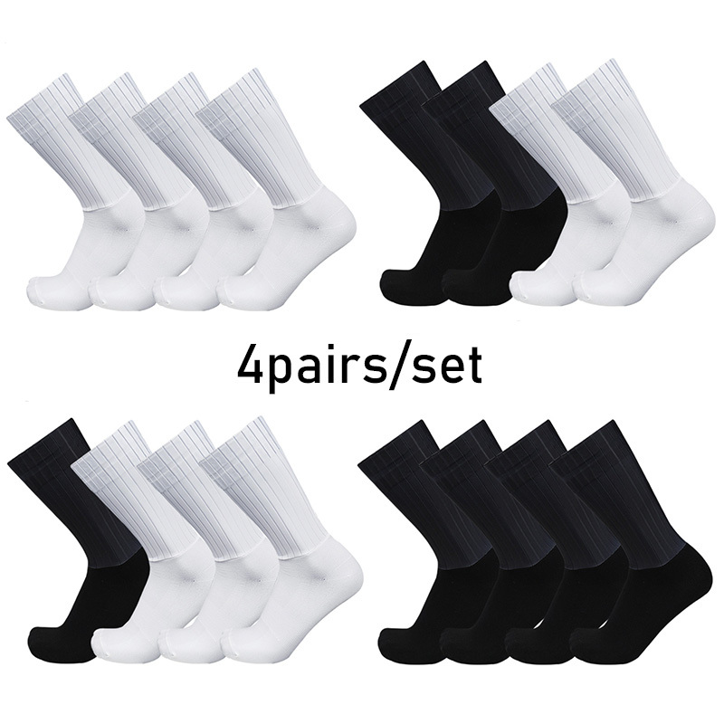 Sock Garter Men - Calcetines de Ciclismo de Silicona 2026,