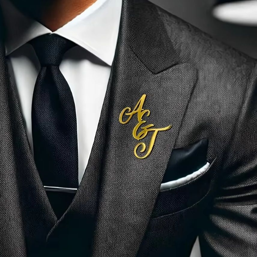 Tuxedo Lapel Pin - Pin de solapa de acero inoxidable