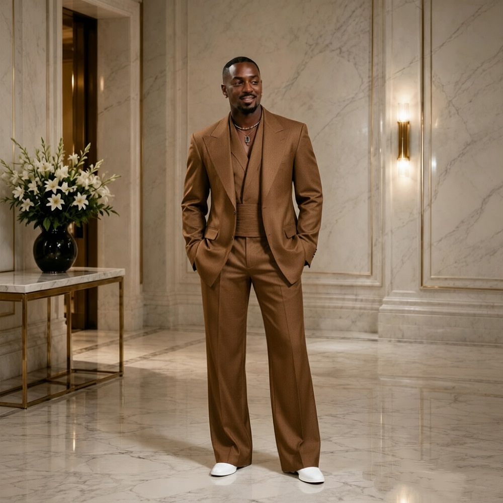Men Formal Wear Modern - Traje de Esmoquin Moderno y Ajustado