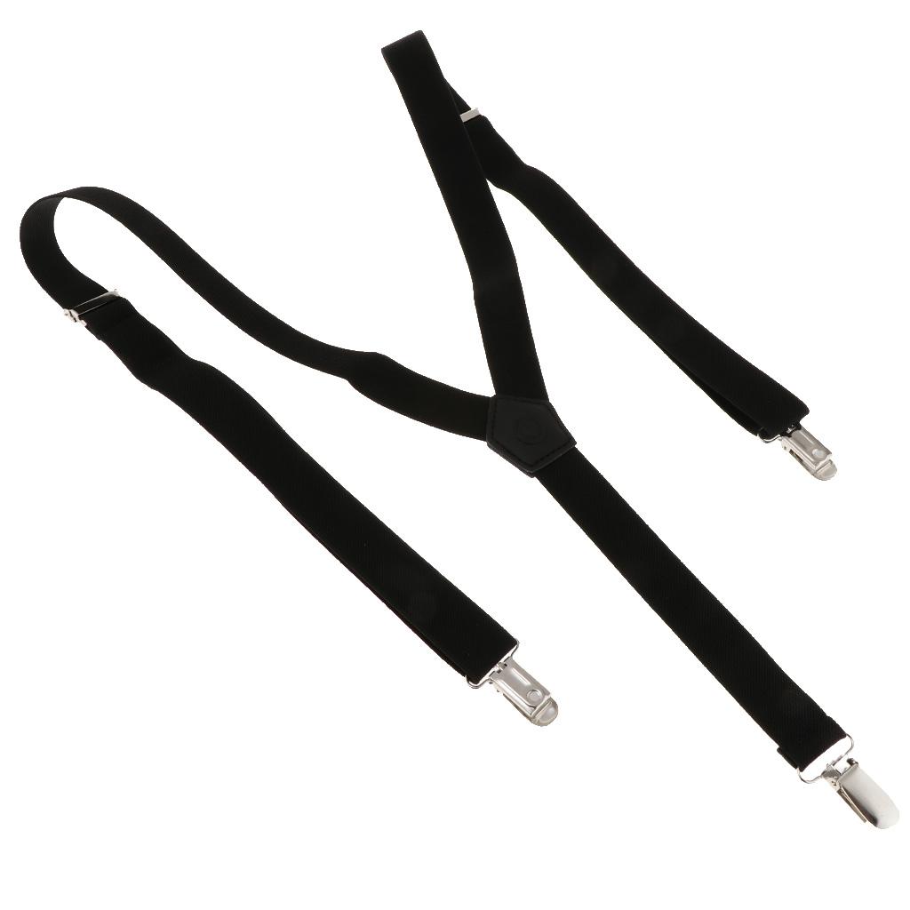 Men'S Formal Wear With Suspenders - Tirantes para hombre, elásticos, ajustables, con