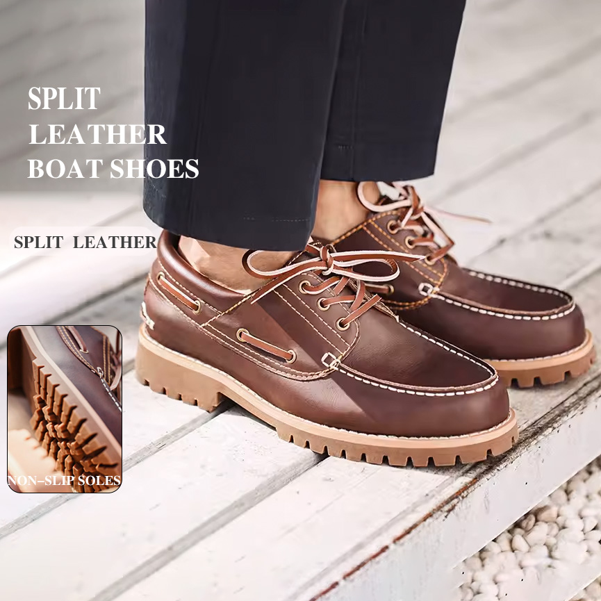 Zapatos Náuticos Vintage para  - Men Formal Wear With Boots reseña y precio