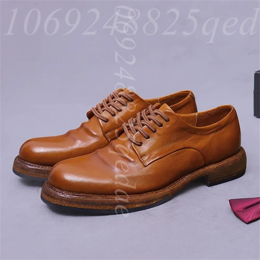 Zapatos Oxford de Encaje Hecho - Formal Men Daily Wear Footwear reseña y precio