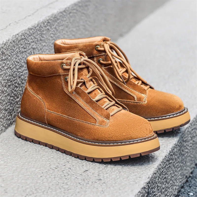 Nuevo Otoño Invierno hecho a m - Men Formal Wear With Boots reseña y precio