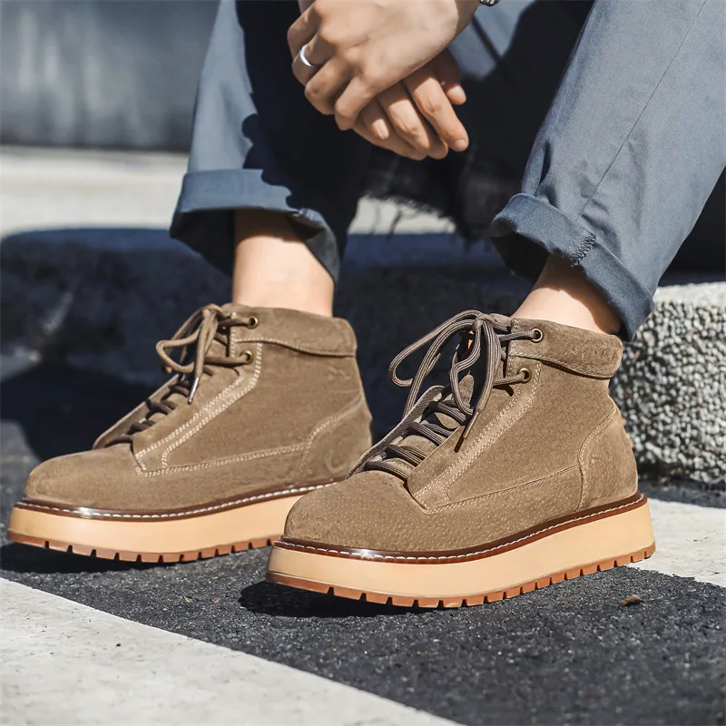 Nuevo Otoño Invierno hecho a m - Men Formal Wear With Boots reseña y precio